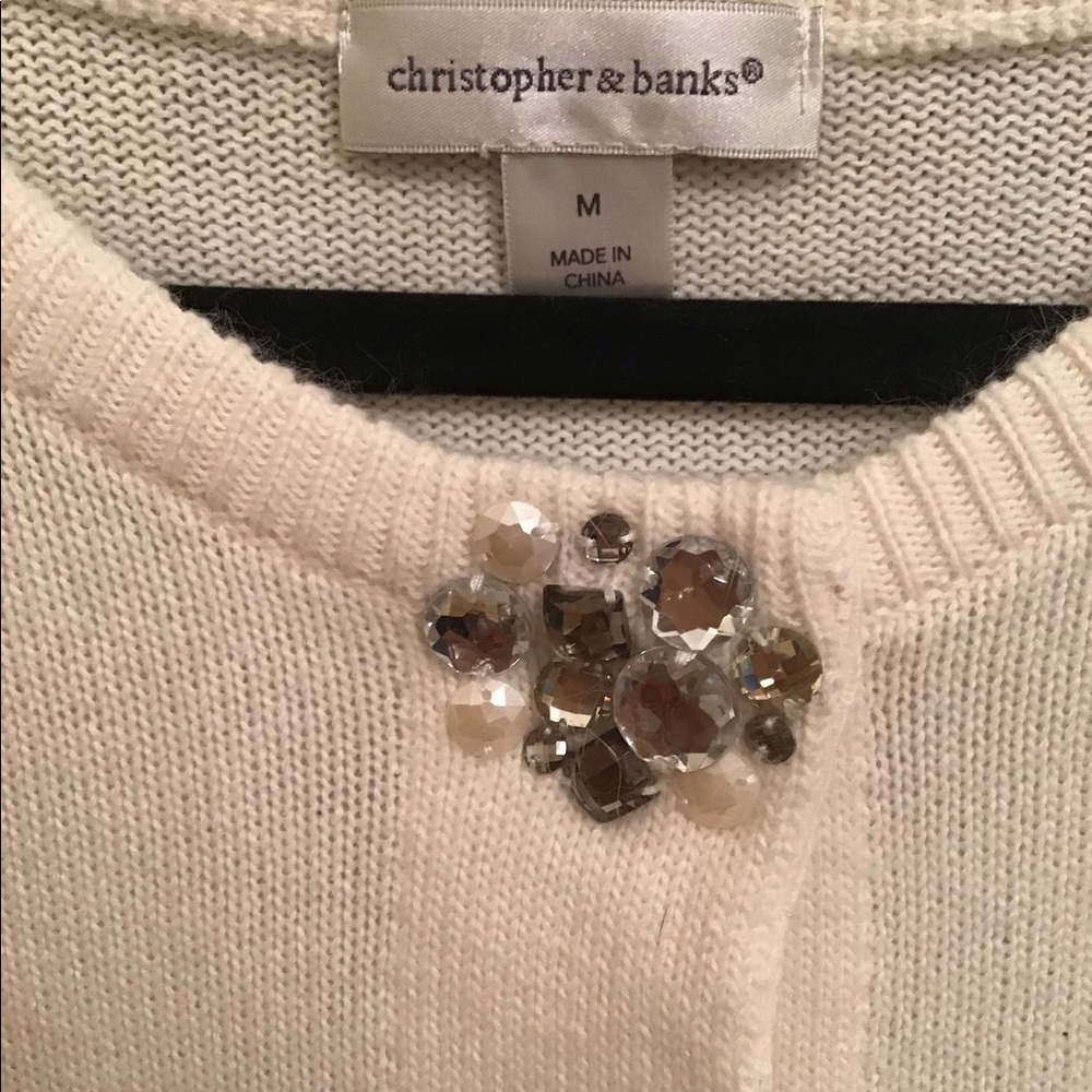 🌿Christopher & Banks Soft Cardigan Sweater Sz M - Picture 7 of 7